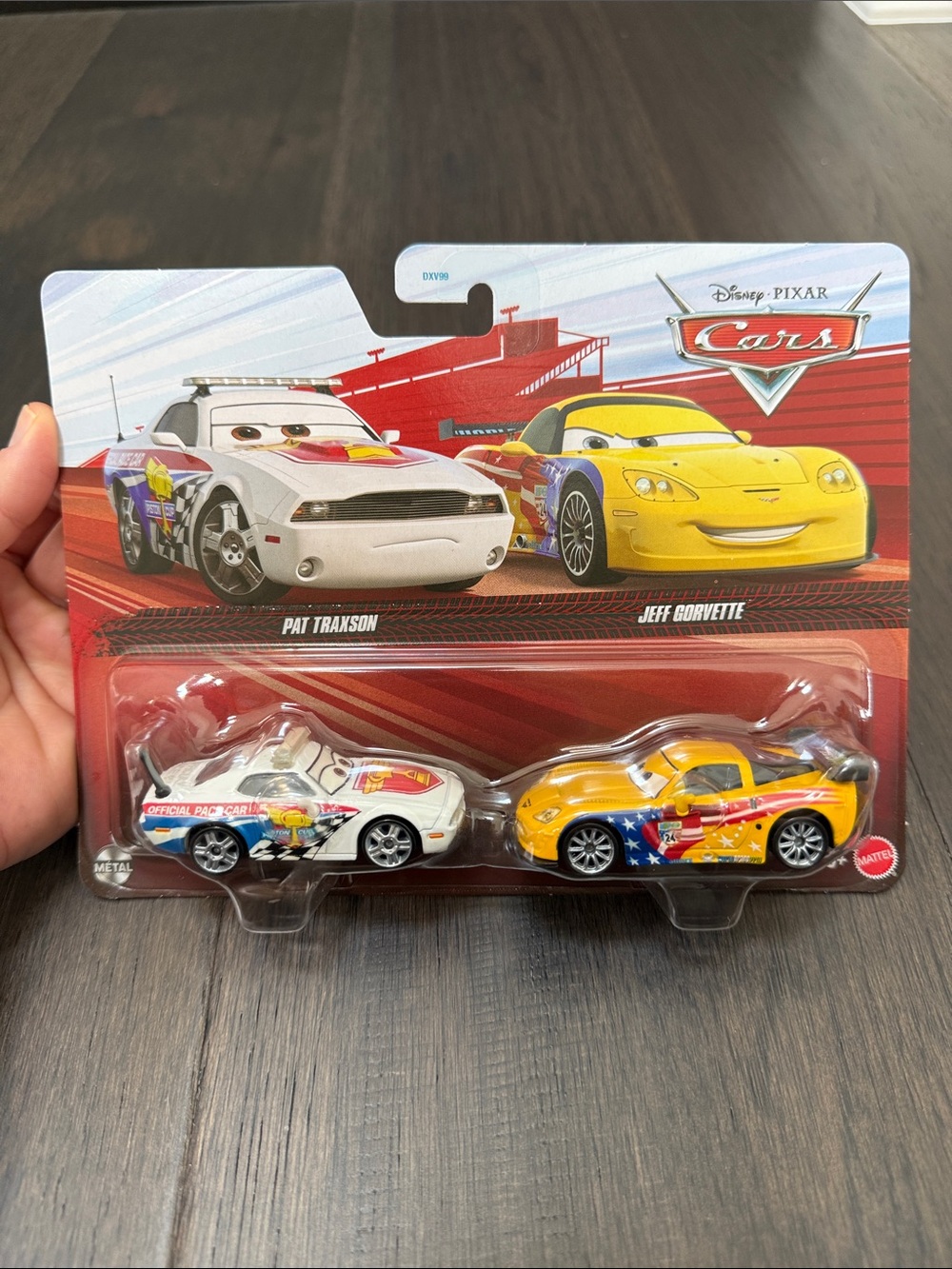 Disney Cars die cast Pat Traxson and Jeff Corvette